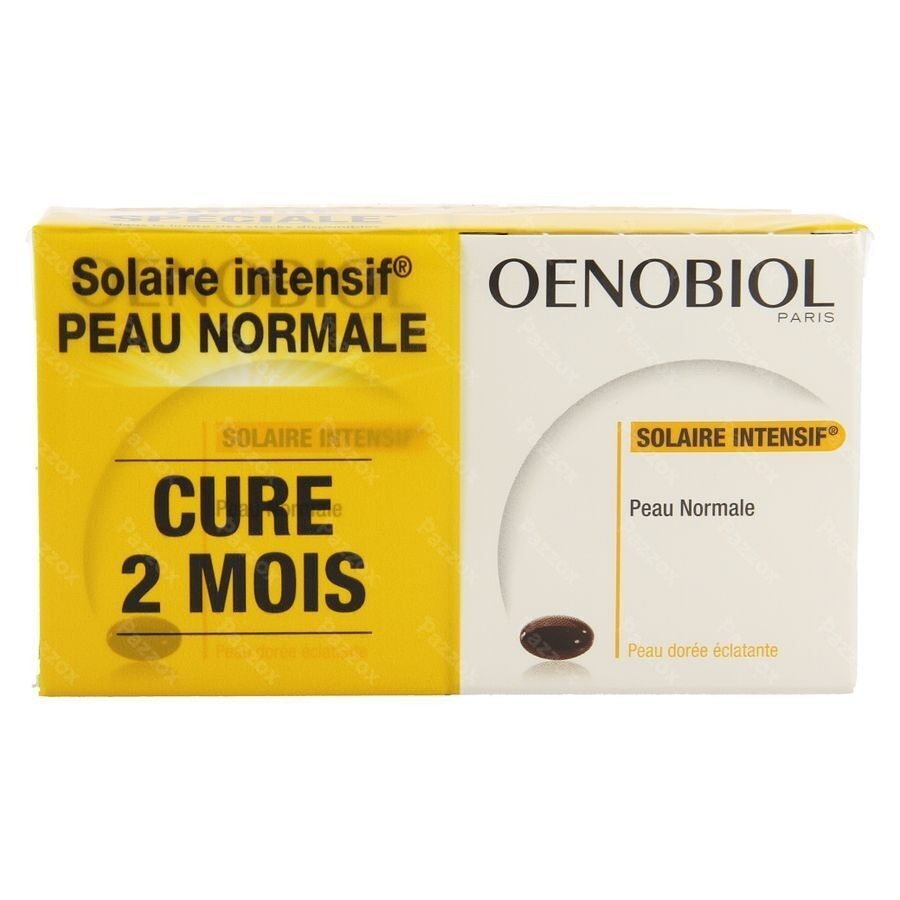 Oenobiol Cure Solaire Intensif Peau Normale 2x30 Caps