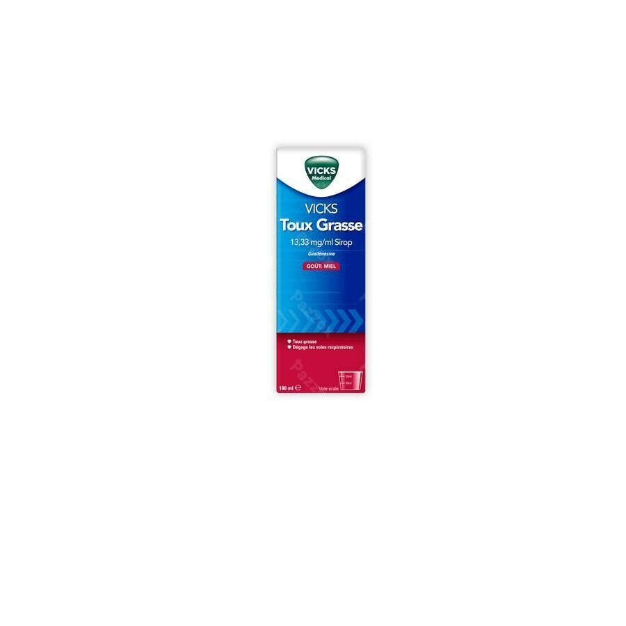 Vicks Expectorant Miel 13,33mg/ml Sirop 180ml