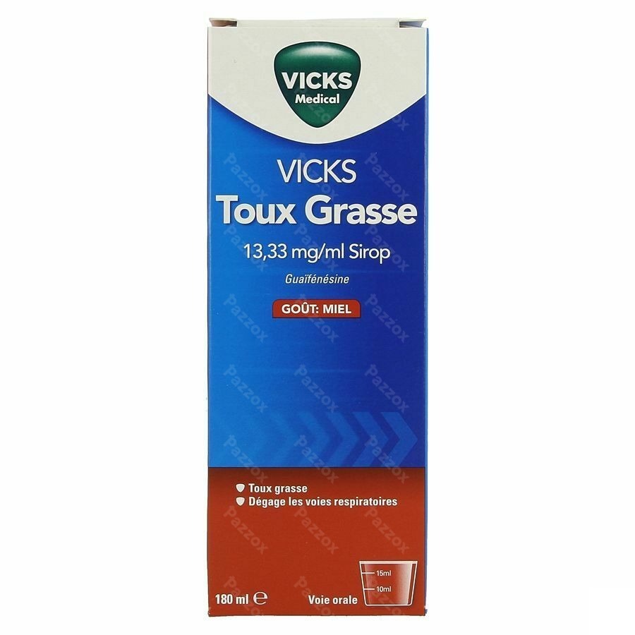 Vicks Expectorant Miel 13,33mg/ml Sirop 180ml