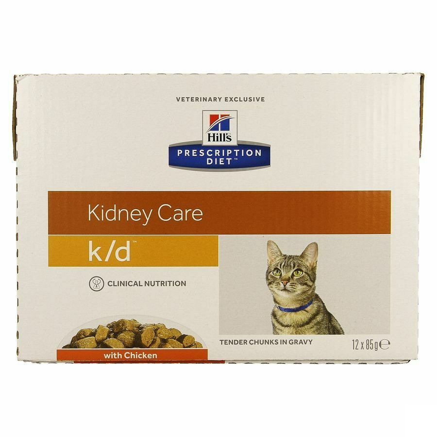 Hills Prescrip.diet Feline Kd Repas Sachet 12x85g