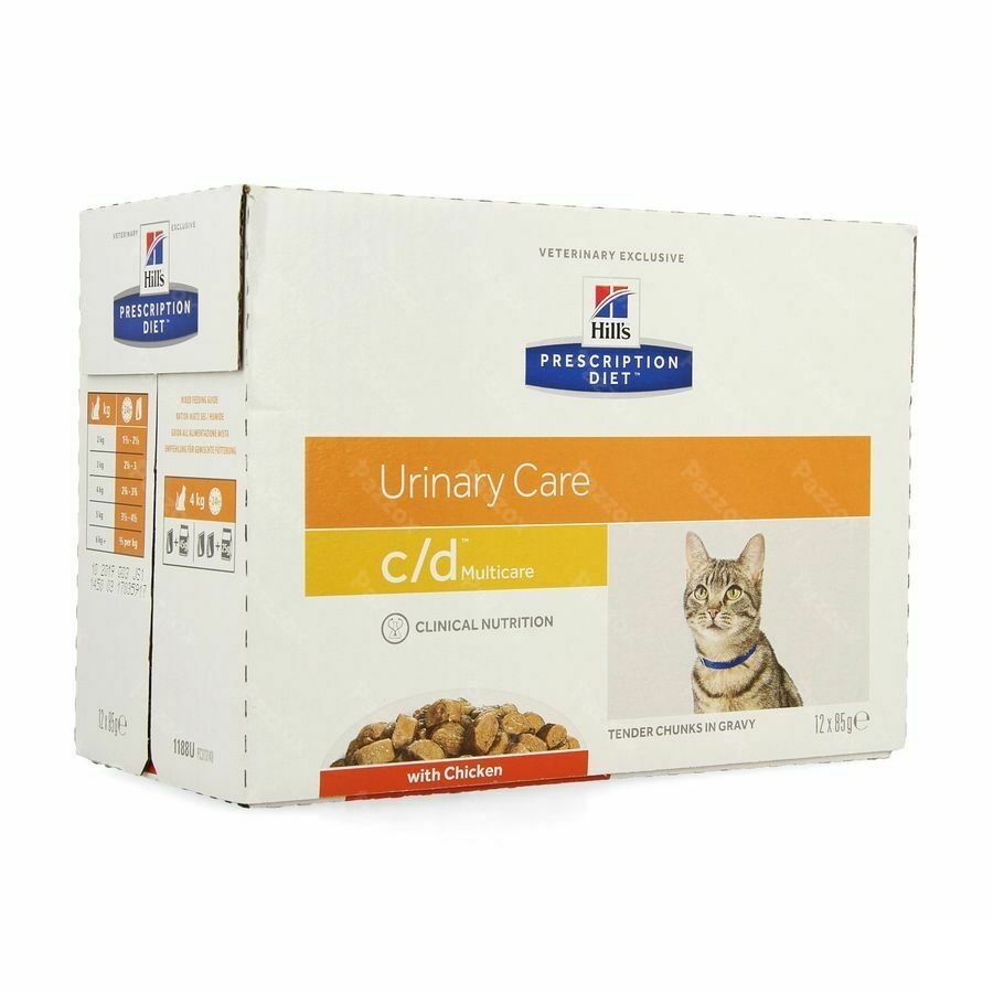 Hills Prescrip.diet Feline Cd Repas Sachet 12x85g