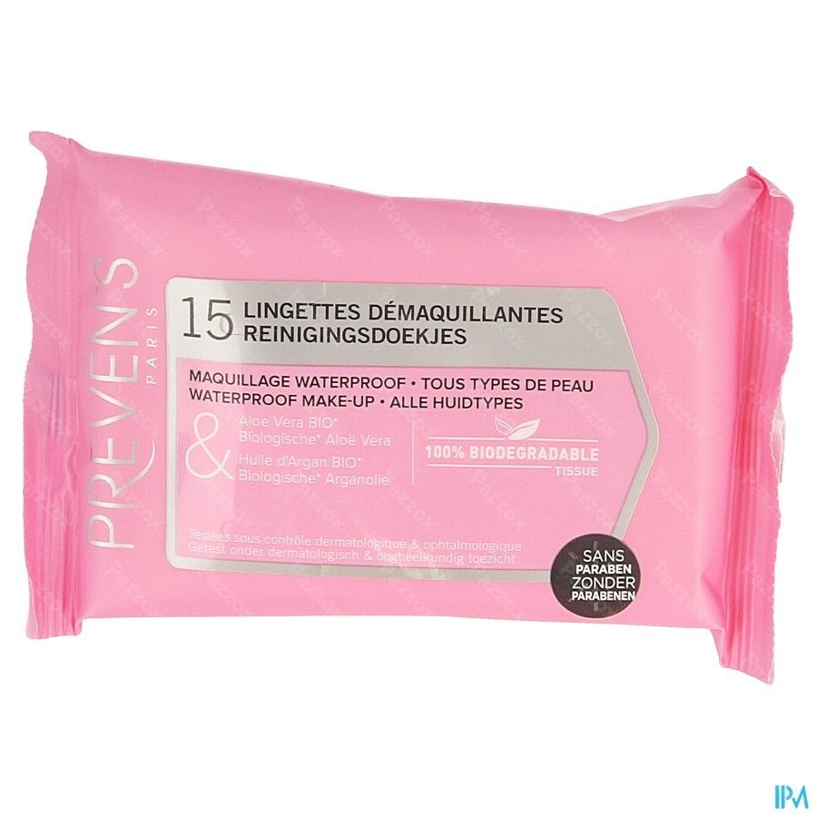 Preven's Lingette Demaquillante Pocket Sach 1x15