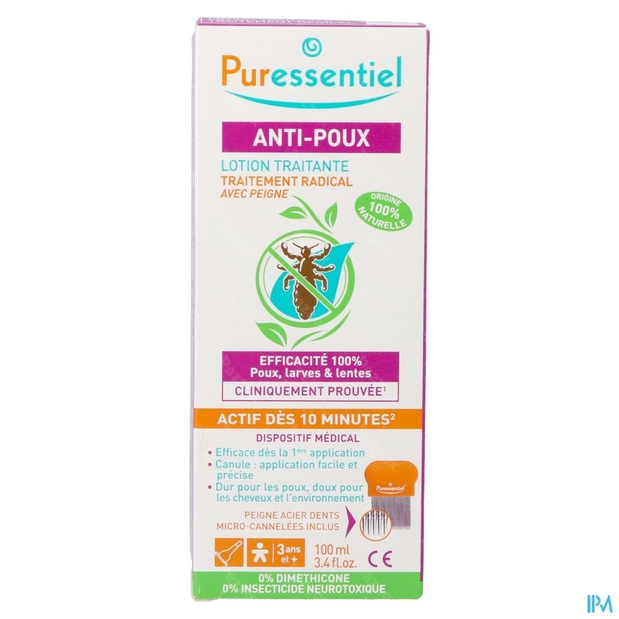 Puressentiel Anti-poux 100ml + Peigne