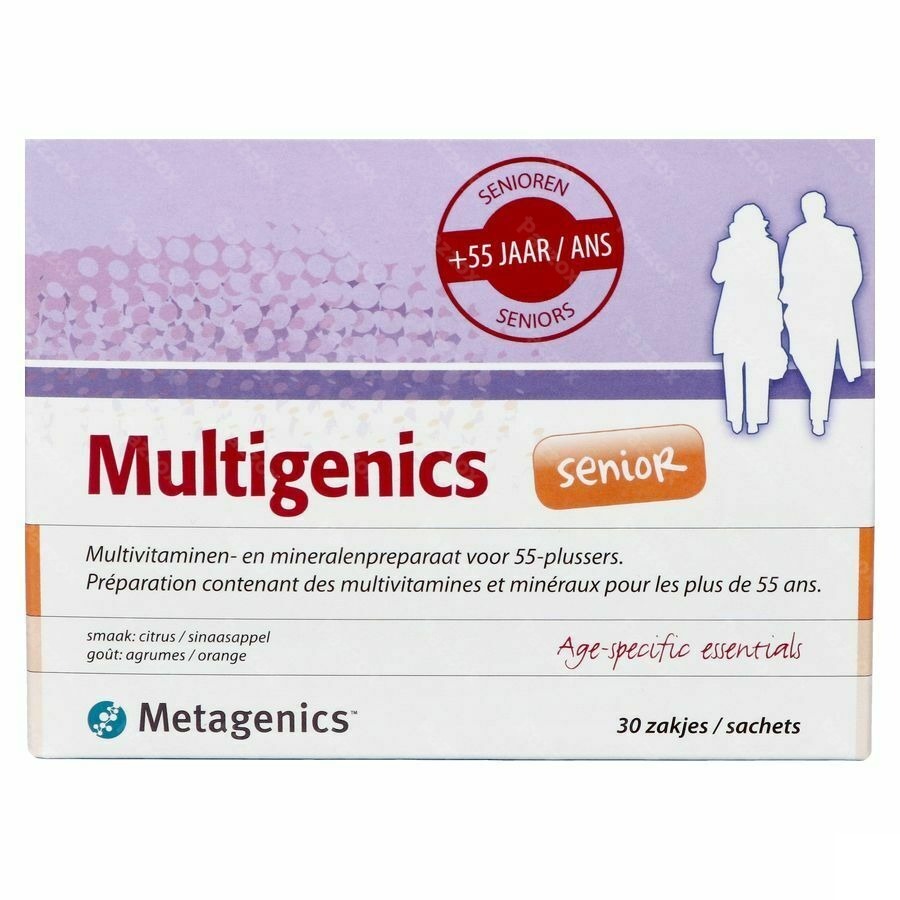 Multigenics Senior Pdr Sach 30 7287 Metagenics