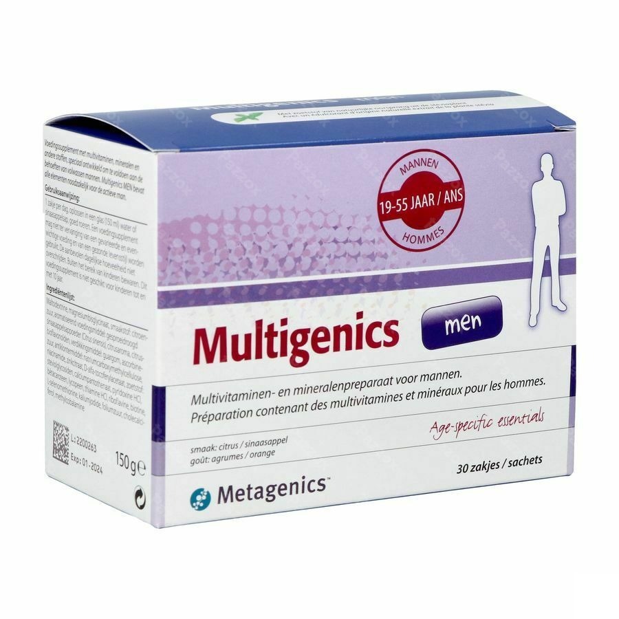 Multigenics Men Pdr Sach 30 7286 Metagenics