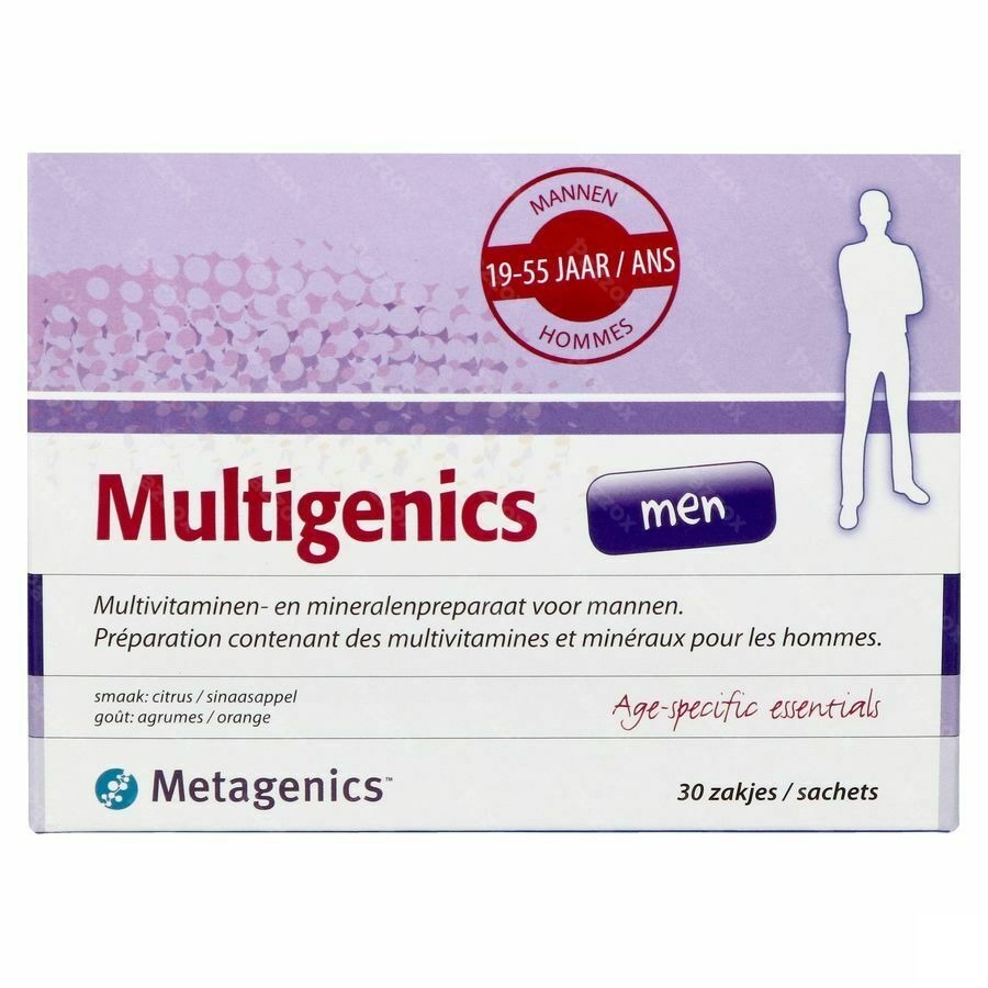 Multigenics Men Pdr Sach 30 7286 Metagenics