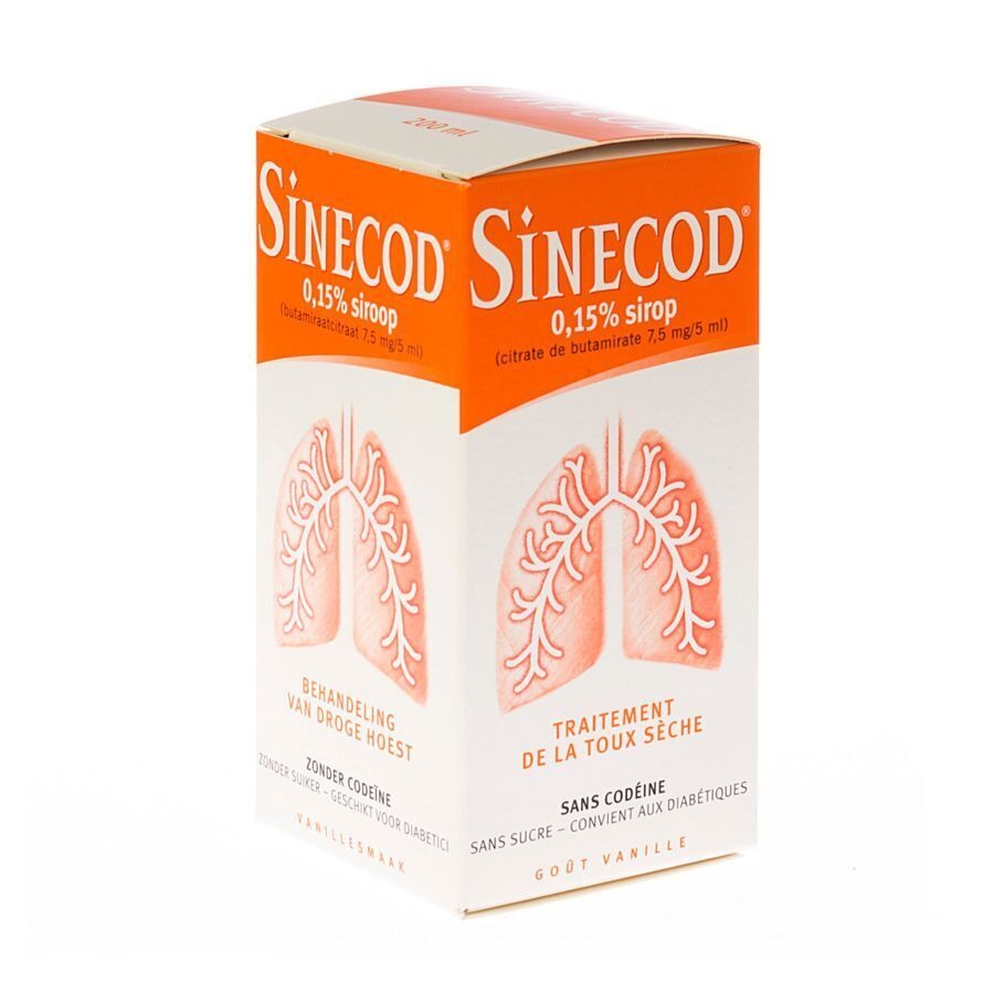 Sinecod 0,15% Sirop 200ml