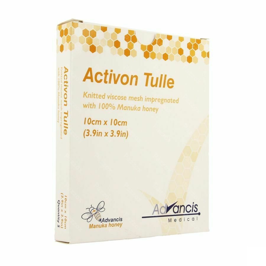 Activon Tulle Pans N/adh 10x10cm 5