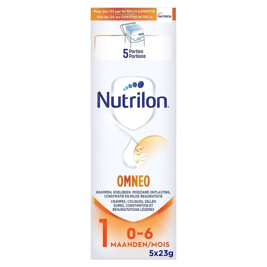 Nutrilon Omneo 1 Lait Nourris. Pdr Trialpack 5x23g