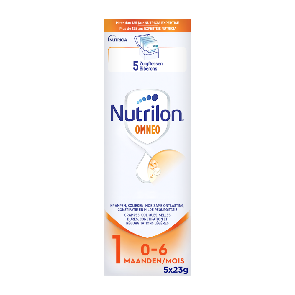 Nutrilon Omneo 1 Lait Nourris. Pdr Trialpack 5x23g