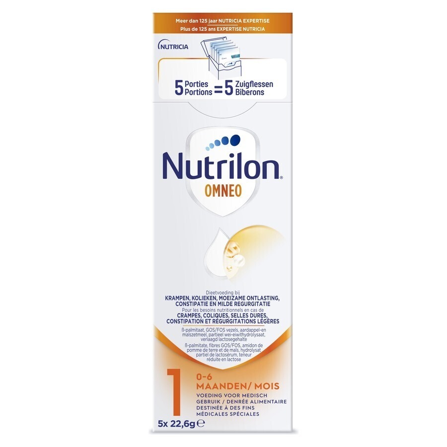 Nutrilon Omneo 1 Lait Nourris. Pdr Trialpack 5x23g