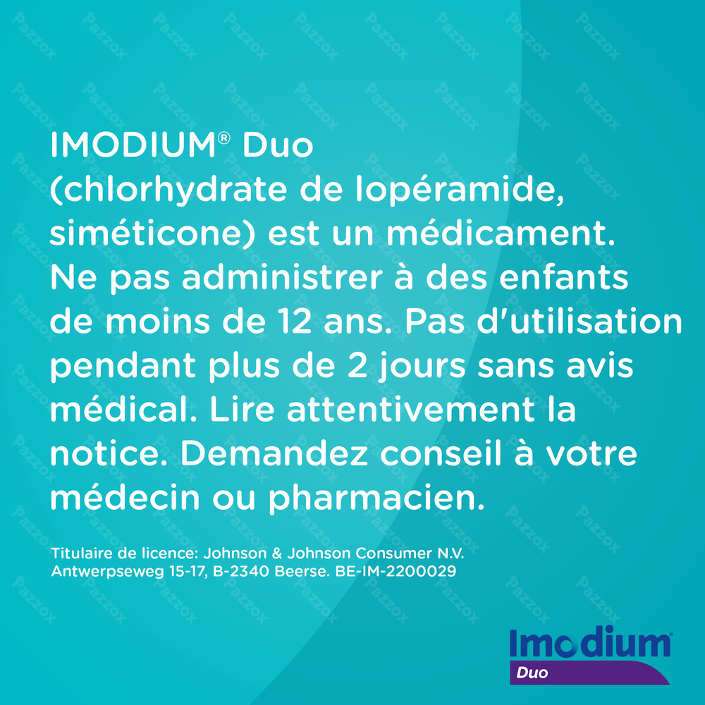 Imodium Duo 18 Comprimés