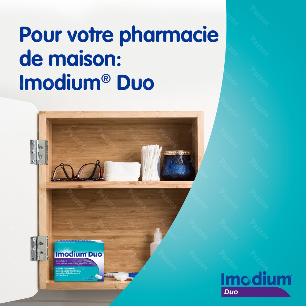 Imodium Duo 18 Comprimés