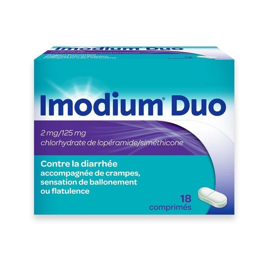 Imodium Duo 18 Comprimés
