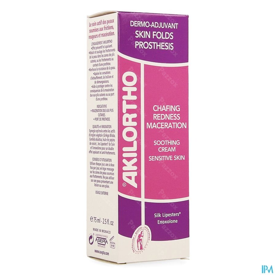 Akilortho Dermo Adjuvant Creme Apaisante Tube 75ml
