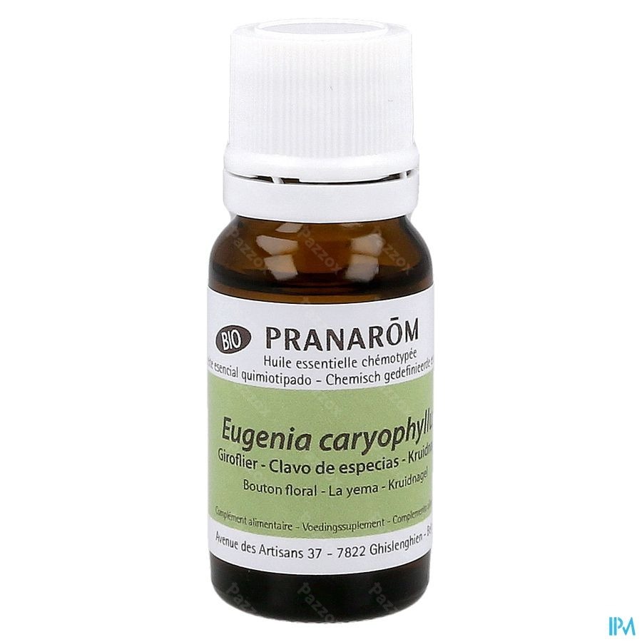 Pranarôm Huile Essentiel Clou De Girofle Bio 10ml