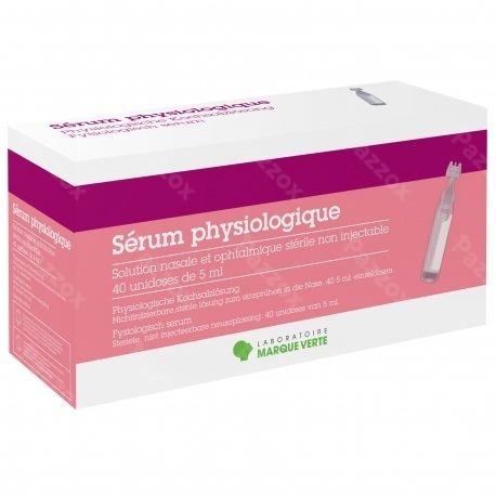 Serum Physiologique Unidoses Steriles 40x5ml