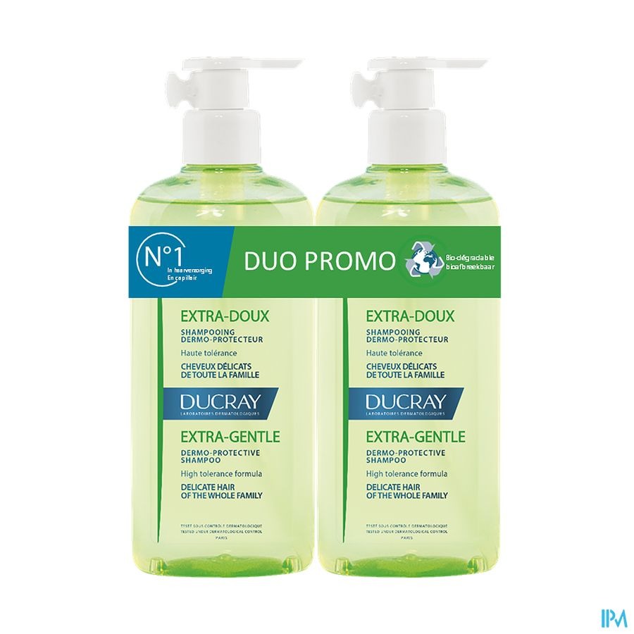 Ducray Extra Doux Sh Duo 2x400ml