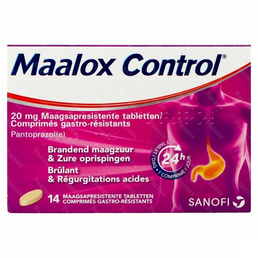 Maalox Control 20mg Comp Gastro Resist 14