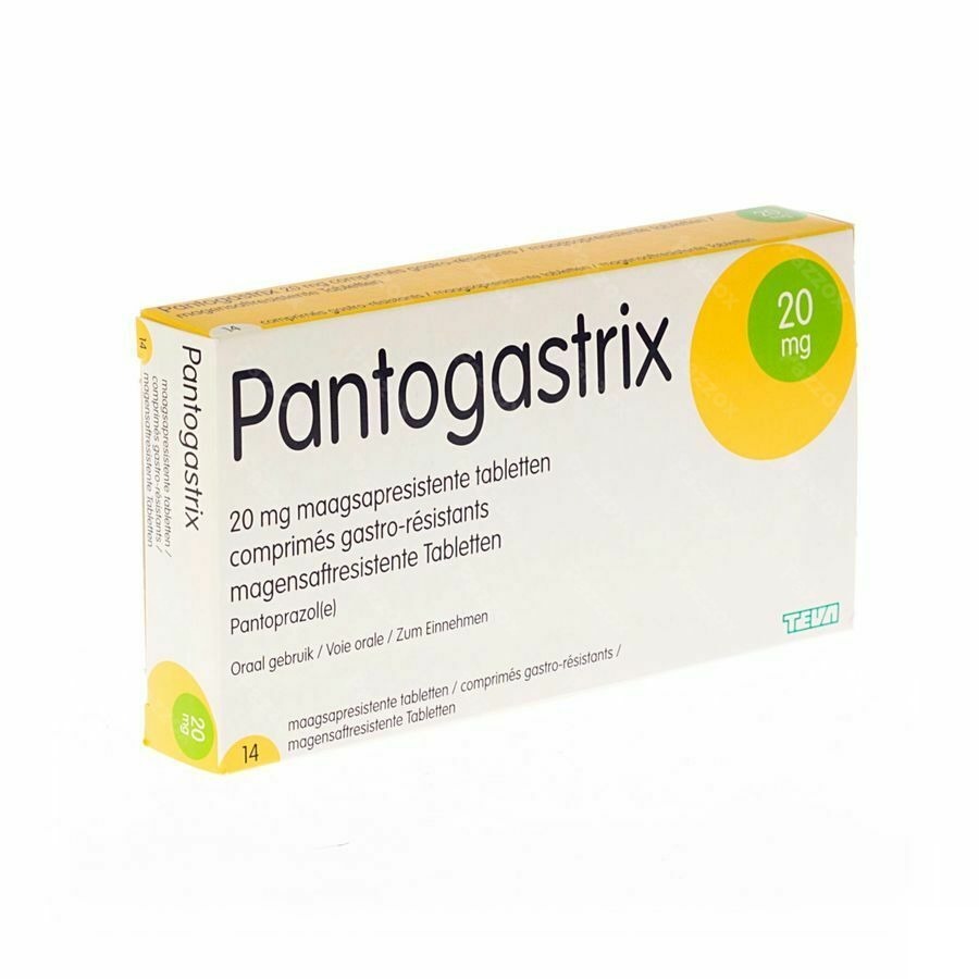 Pantogastrix Teva 20mg Comp Gastro Resist 14x20mg