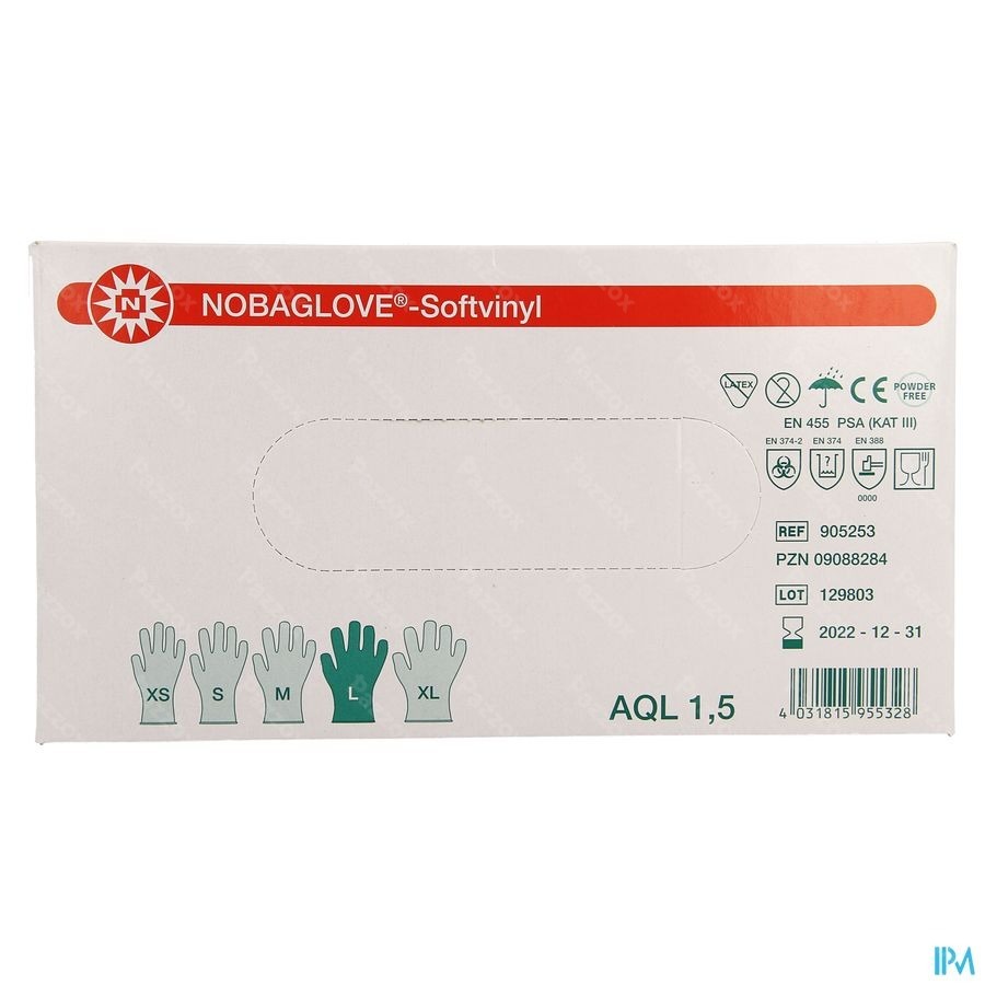 Noba Gants Vinyl Sans Poudre l 100 5700576