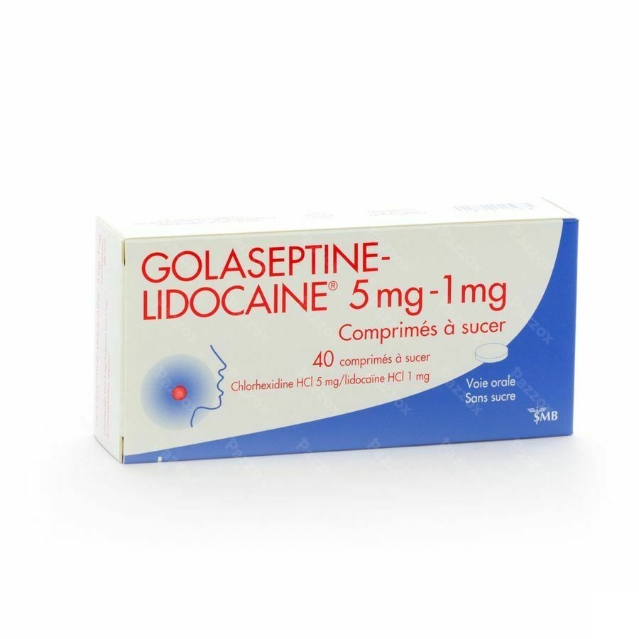 Golaseptine Lidocaine Comp A Sucer 40