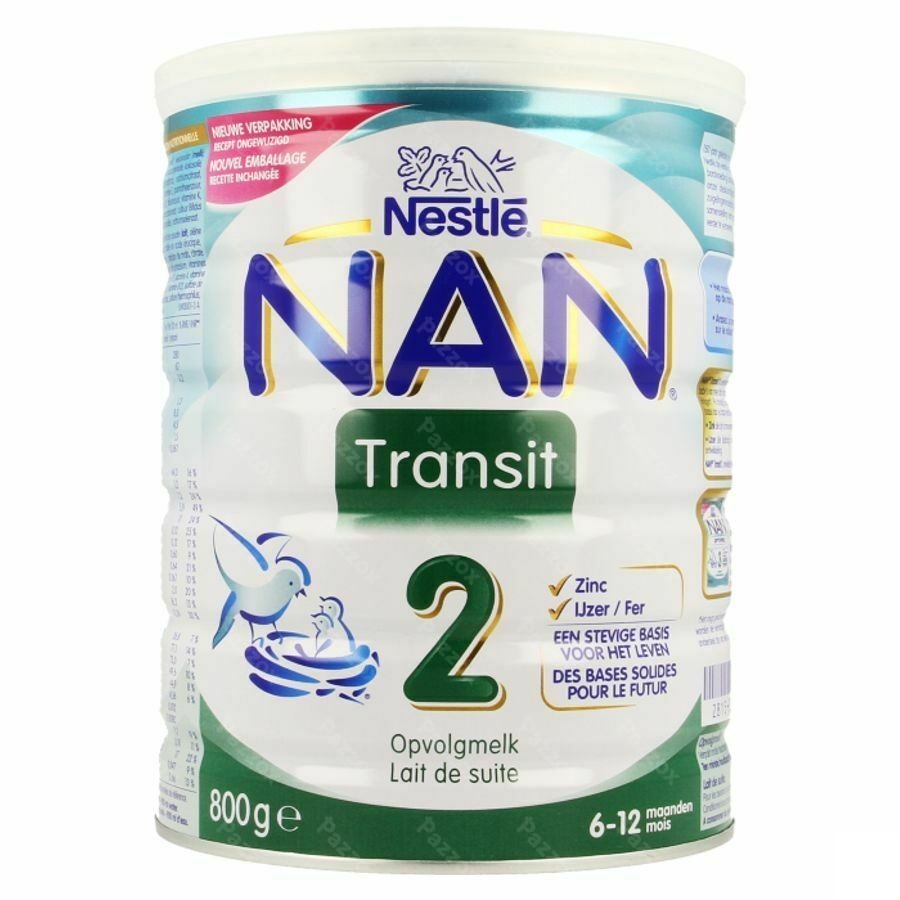 Nan Transit 2 Lait Poudre 2age 800g