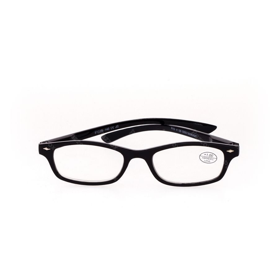 Pharmaglasses Lunettes Lecture Diop.+1.00 Black