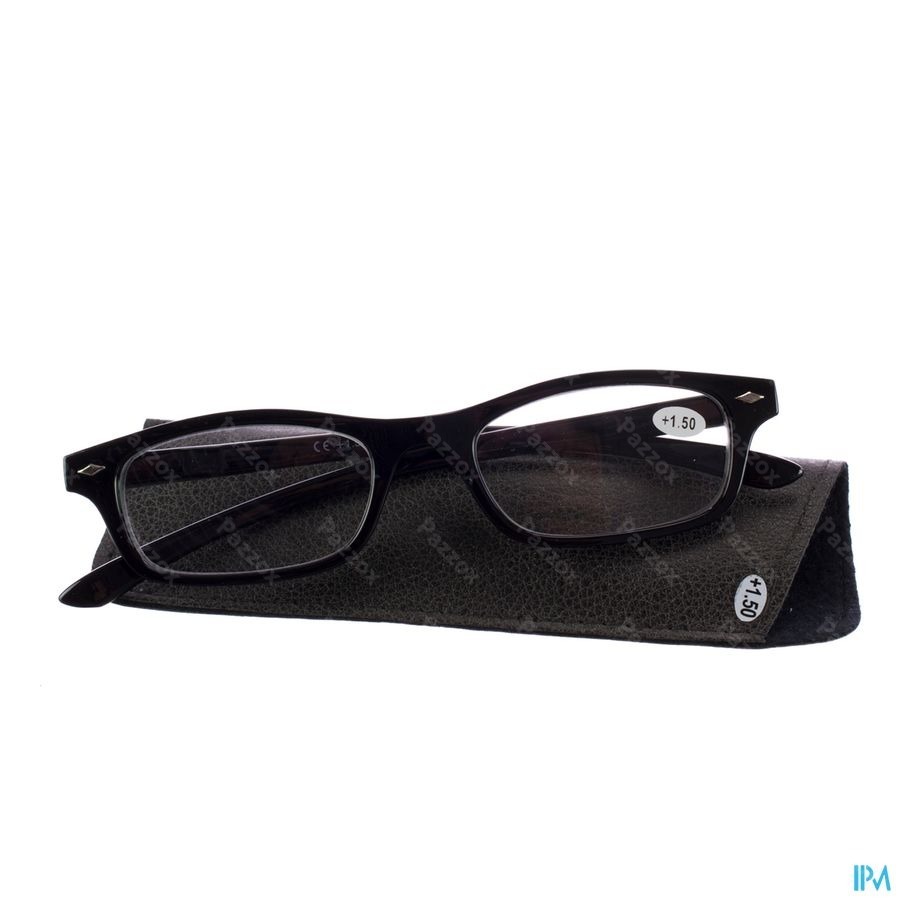 Pharmaglasses Lunettes Lecture Diop.+1.50 Black