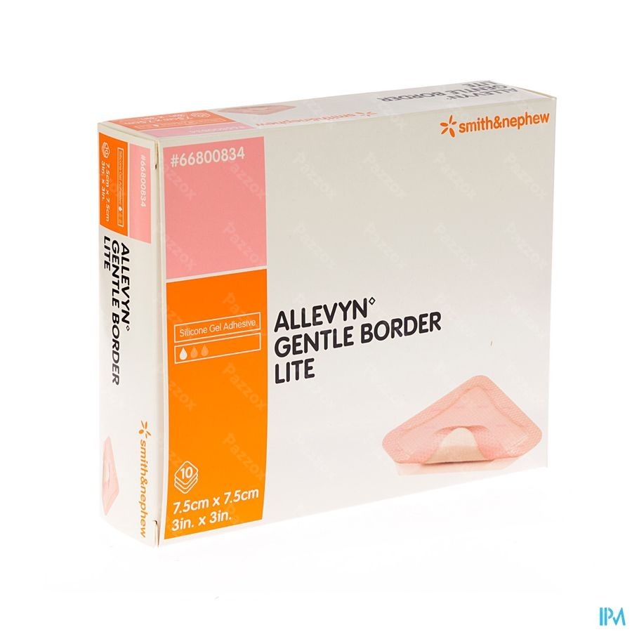Allevyn Gentle Border Lite 7,5x 7,5cm 10 66800834
