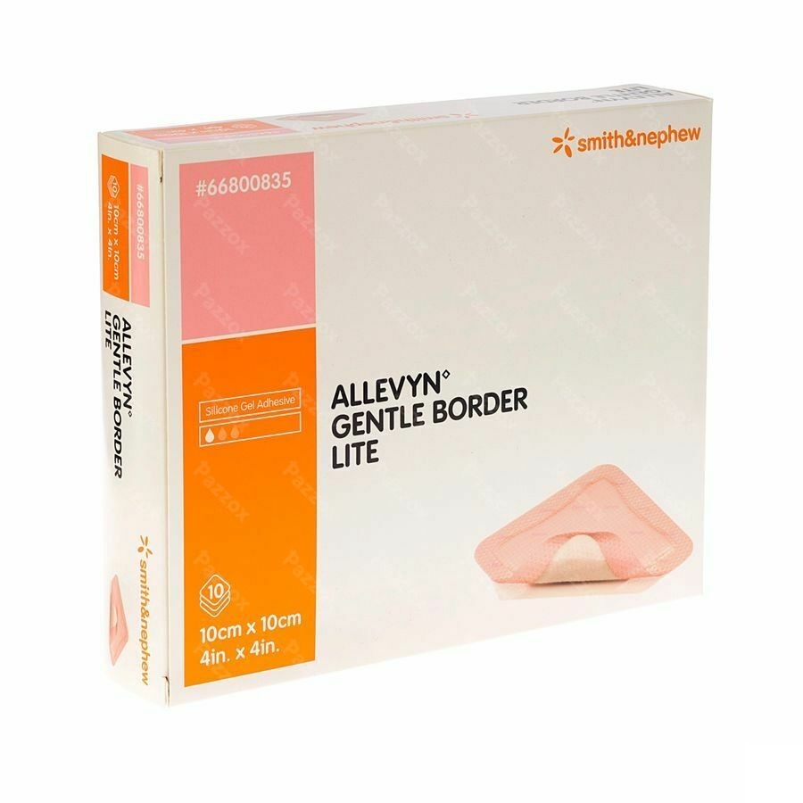 Allevyn Gentle Border Lite 10,0x10,0cm 10 66800835