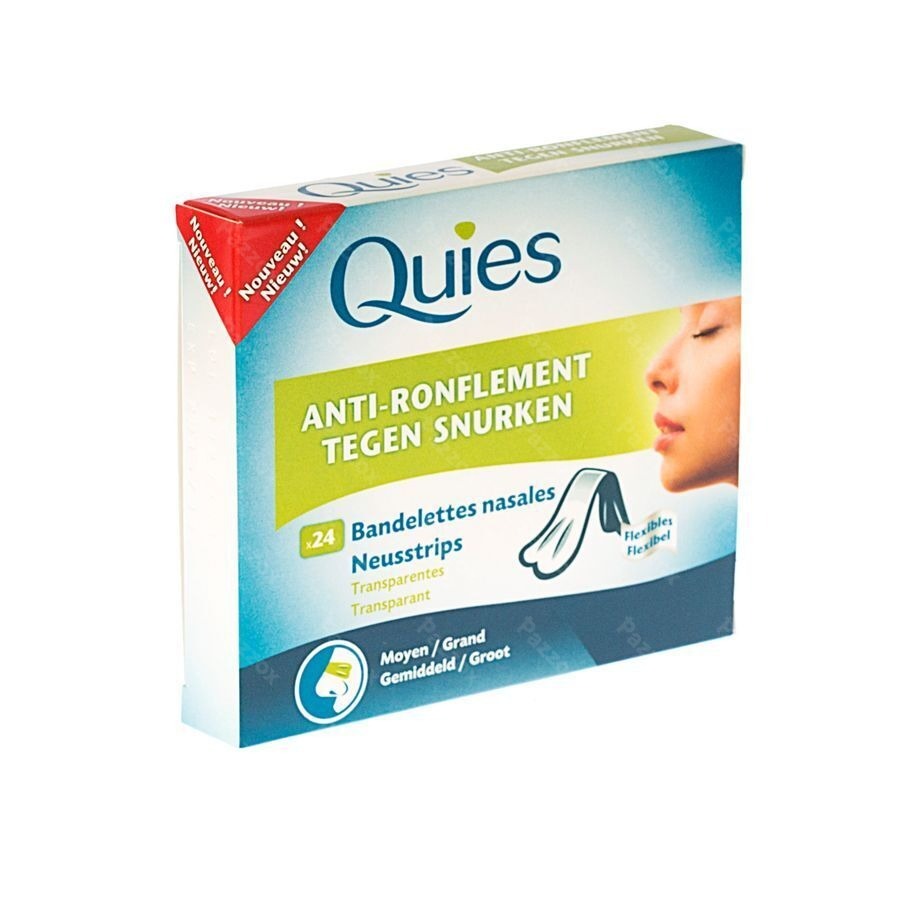 Quies A/ronflement Bandelette Nasale Grand 24