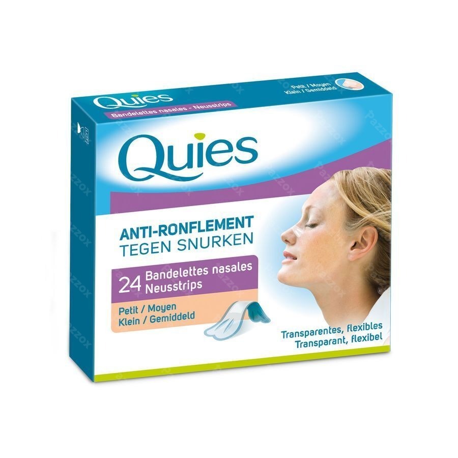 Quies A/ronflement Bandelette Nasale Grand 24
