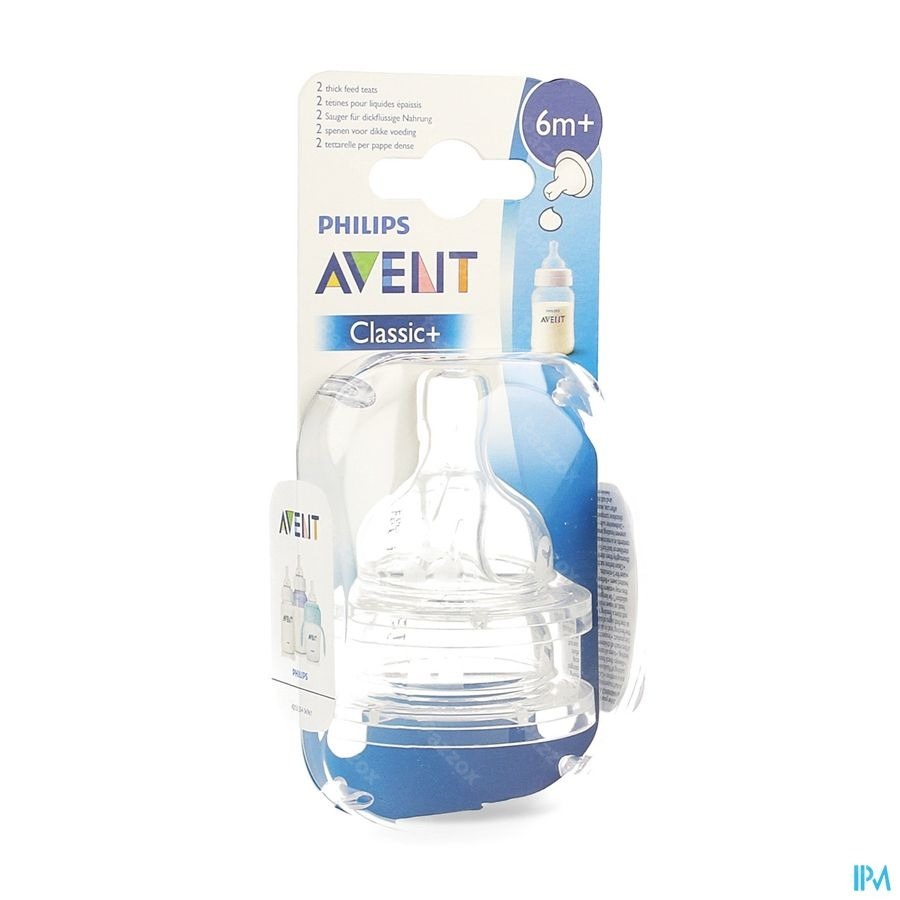 Philips Avent Tetine Preparation Plus Epaisse Sil 2 SCF636/27