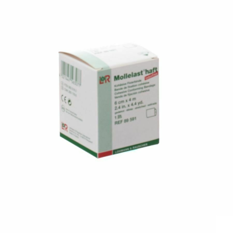 Mollelast Haft Bande Adh Latex Free 6cmx 4m 89591