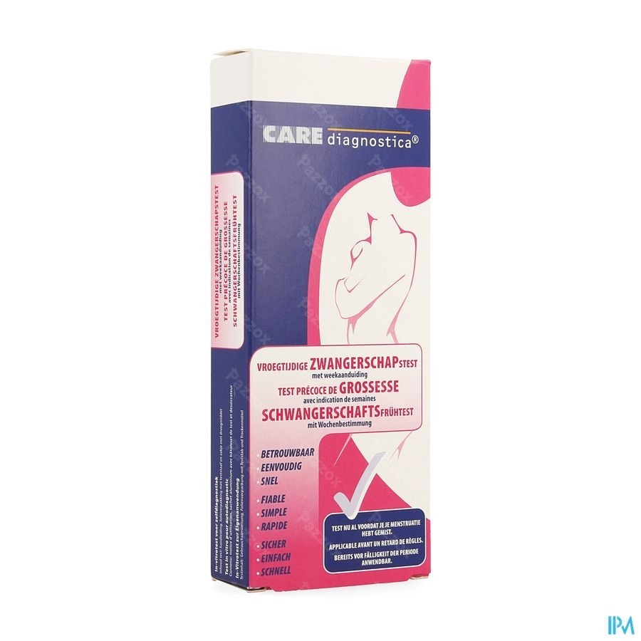 Biopax Test Grossesse Precoce Indic. Semaine Rose