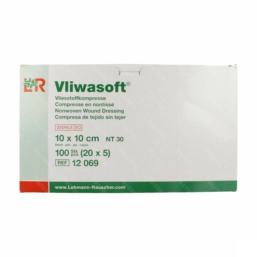 Vliwasoft Cp Ster N/tiss.6pl 10x 10cm 20x5 12069