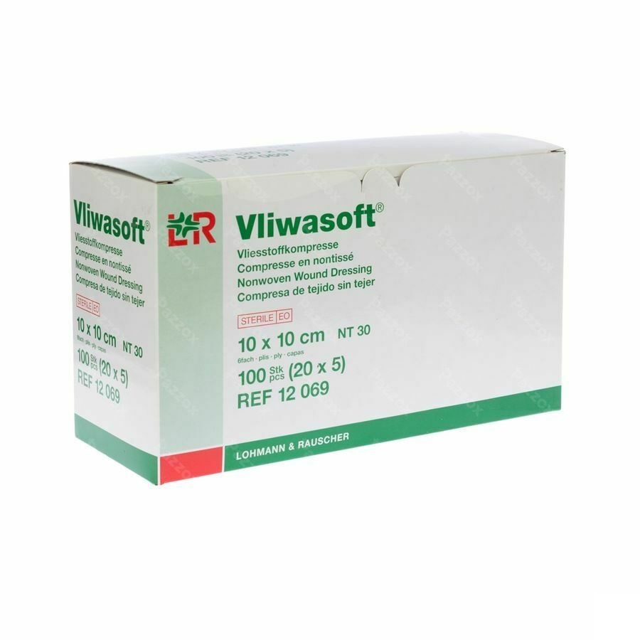Vliwasoft Cp Ster N/tiss.6pl 10x 10cm 20x5 12069