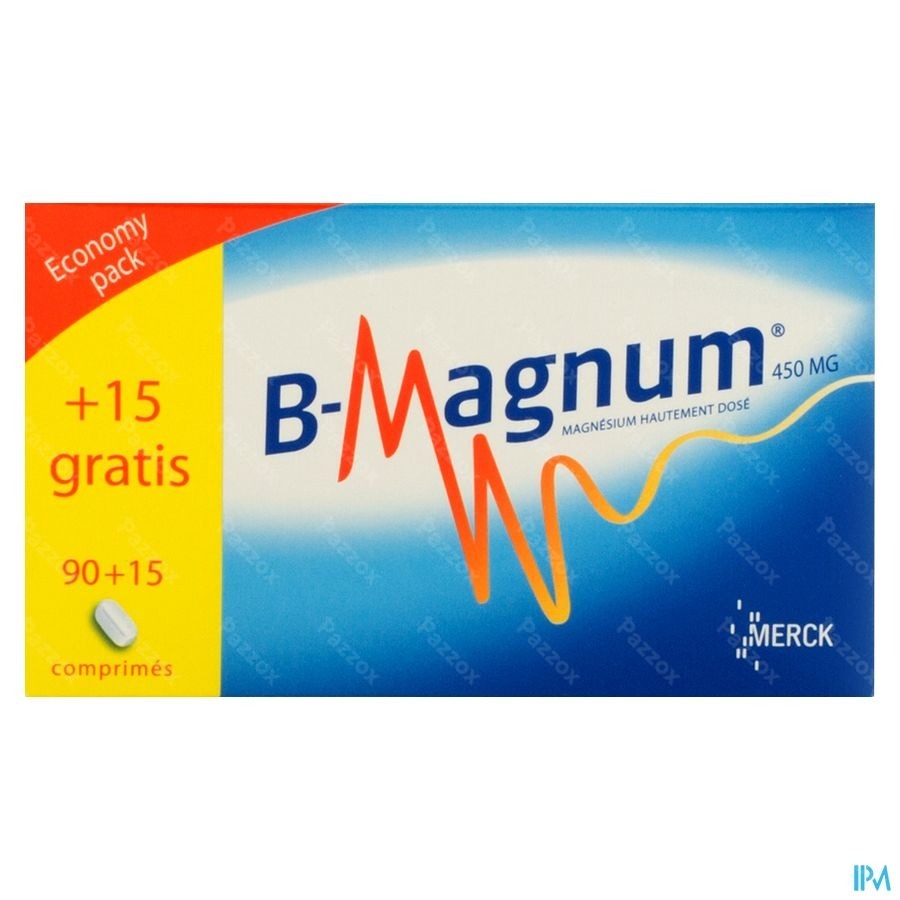 B-magnum 450mg Promopack Tabl 90+15 Gratuit
