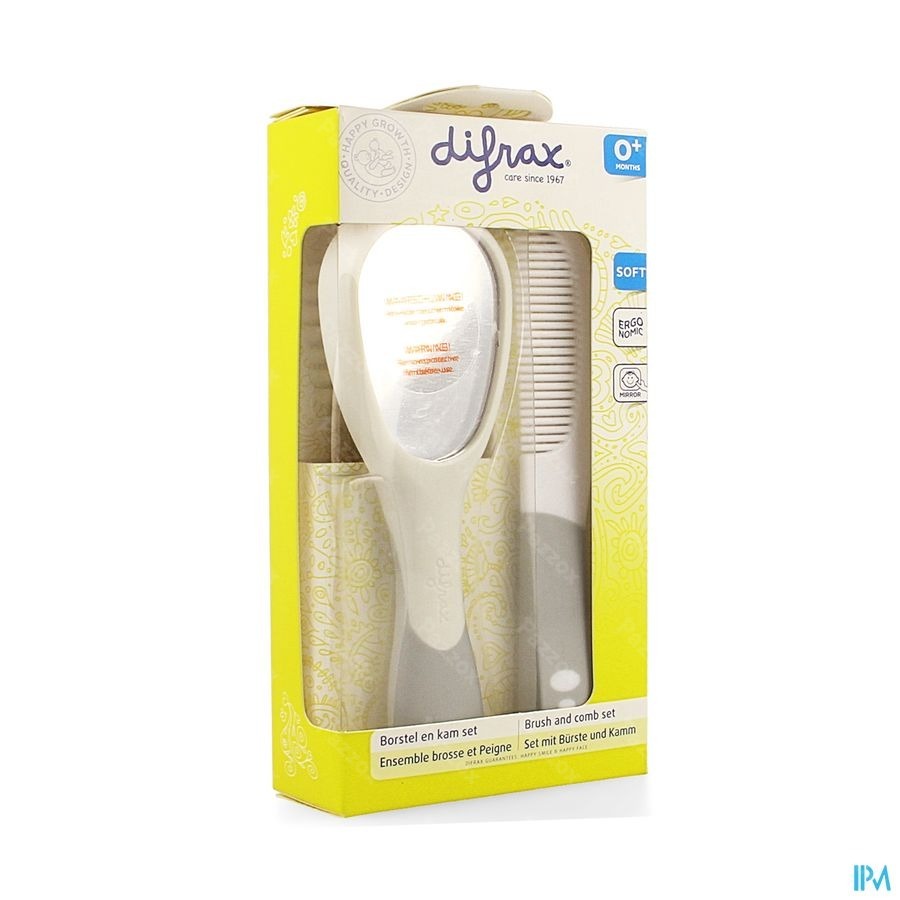 Difrax Ensemble Brosse Et Peigne Dlx