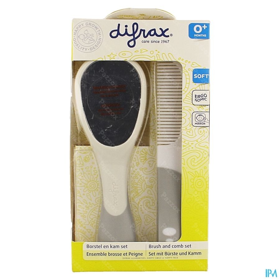 Difrax Ensemble Brosse Et Peigne Dlx