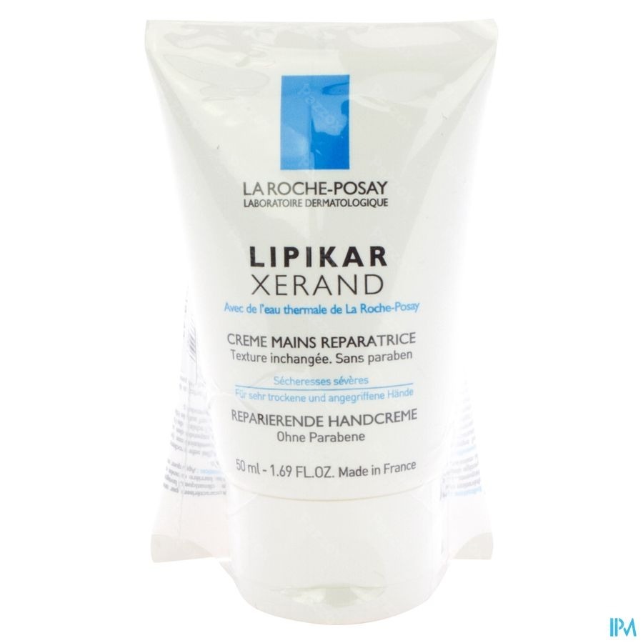 La Roche-Posay Lipikar Xerand Duo Crème Réparatrice Pour les Mains 2x50ml