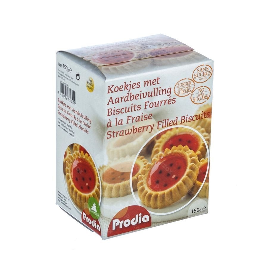 Prodia Biscuits Fourres Fraise 150g 5850 Revogan