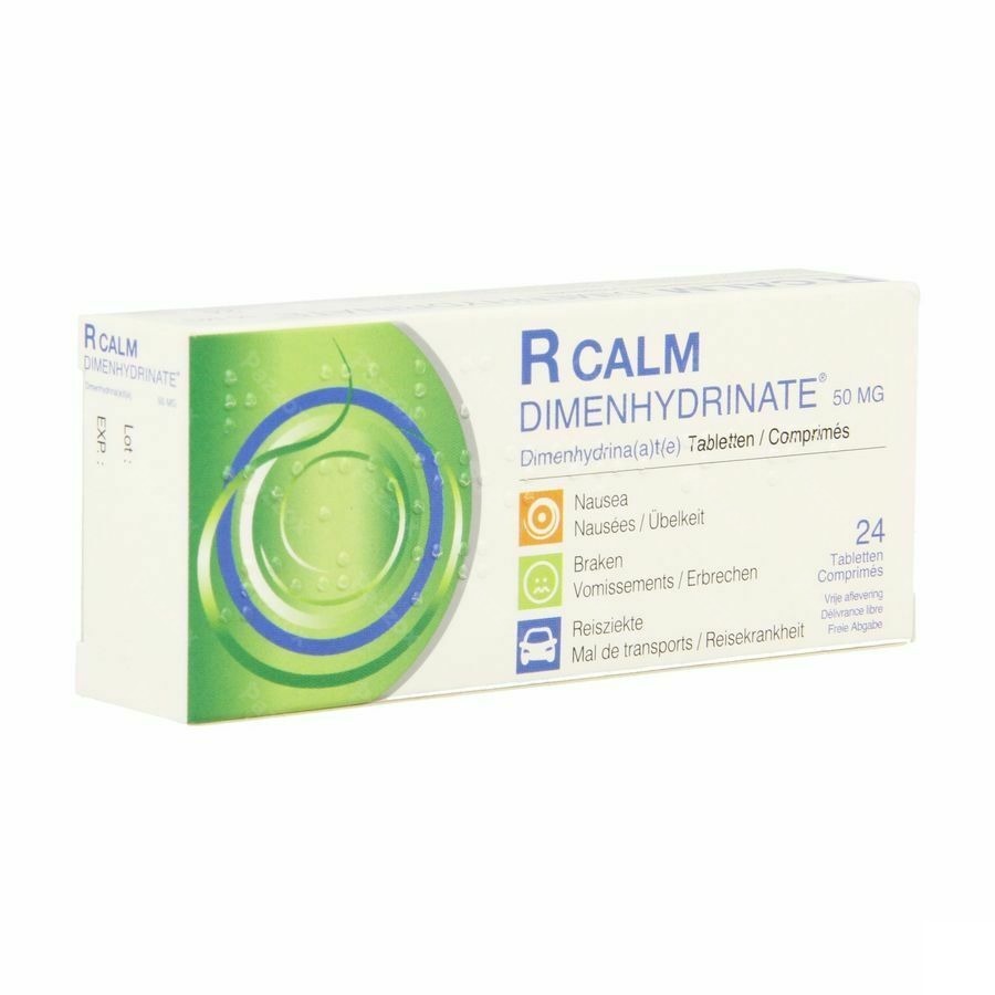 R Calm Dimenhydrinate 24 Comprimés