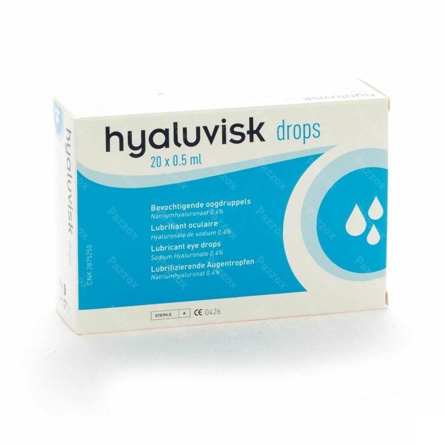 Hyaluvisk Drops Larmes Artif. Chien-chat 20x0,5ml