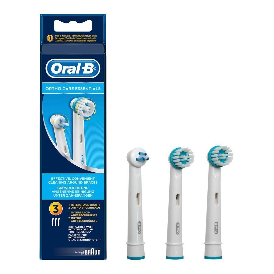 Oral-B Ortho Care Brossettes de Rechange 3 pièces
