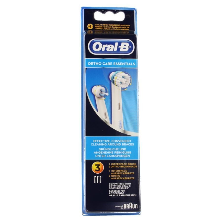 Oral-B Ortho Care Brossettes de Rechange 3 pièces