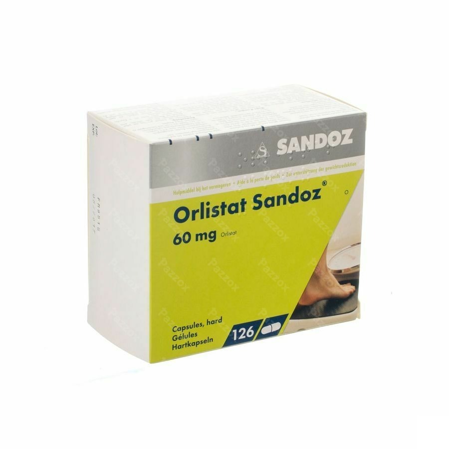 Orlistat Sandoz 60mg 126 Gélules