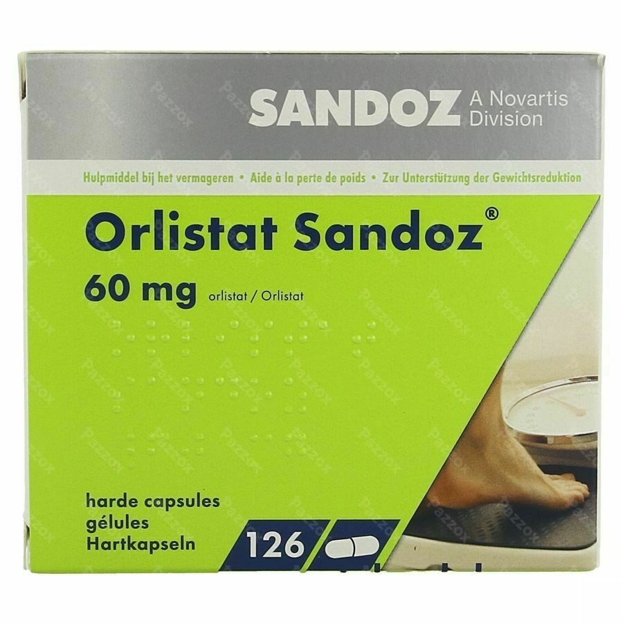 Orlistat Sandoz 60mg 126 Gélules