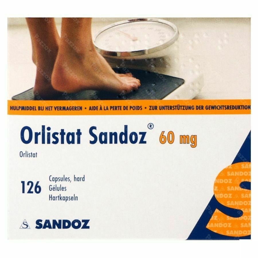 Orlistat Sandoz 60mg 126 Gélules